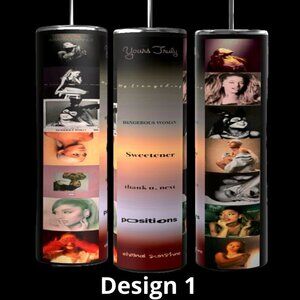 Ariana Grande fan collage picture 20oz Skinny Tumbler